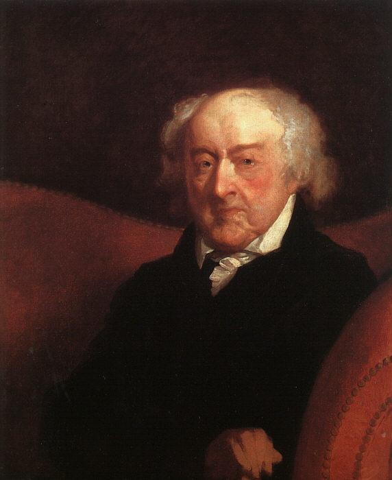 Gilbert Charles Stuart John Adams France oil painting art